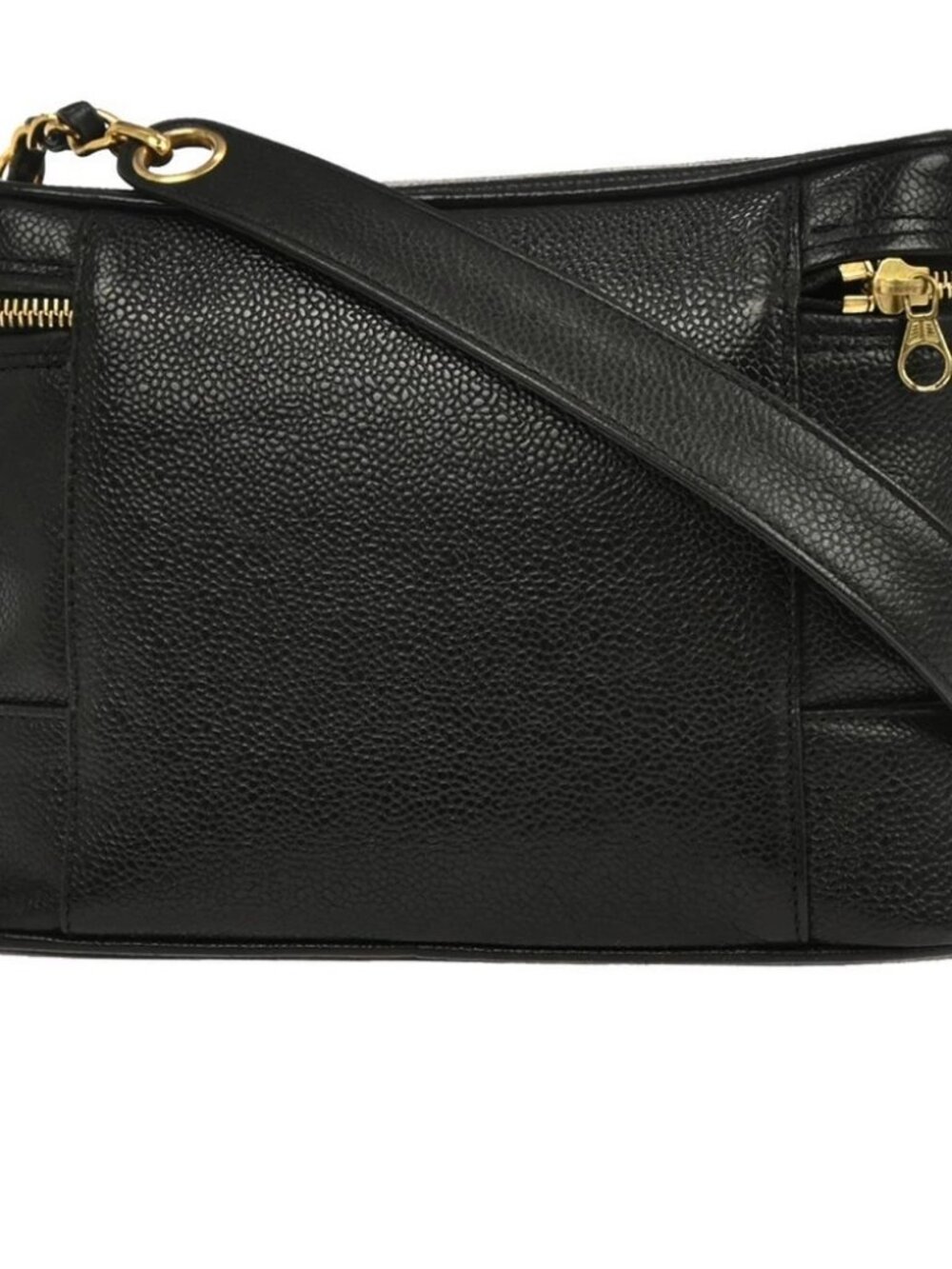 Chanel Black Calfskin Triple CC Shoulder Bag 135900